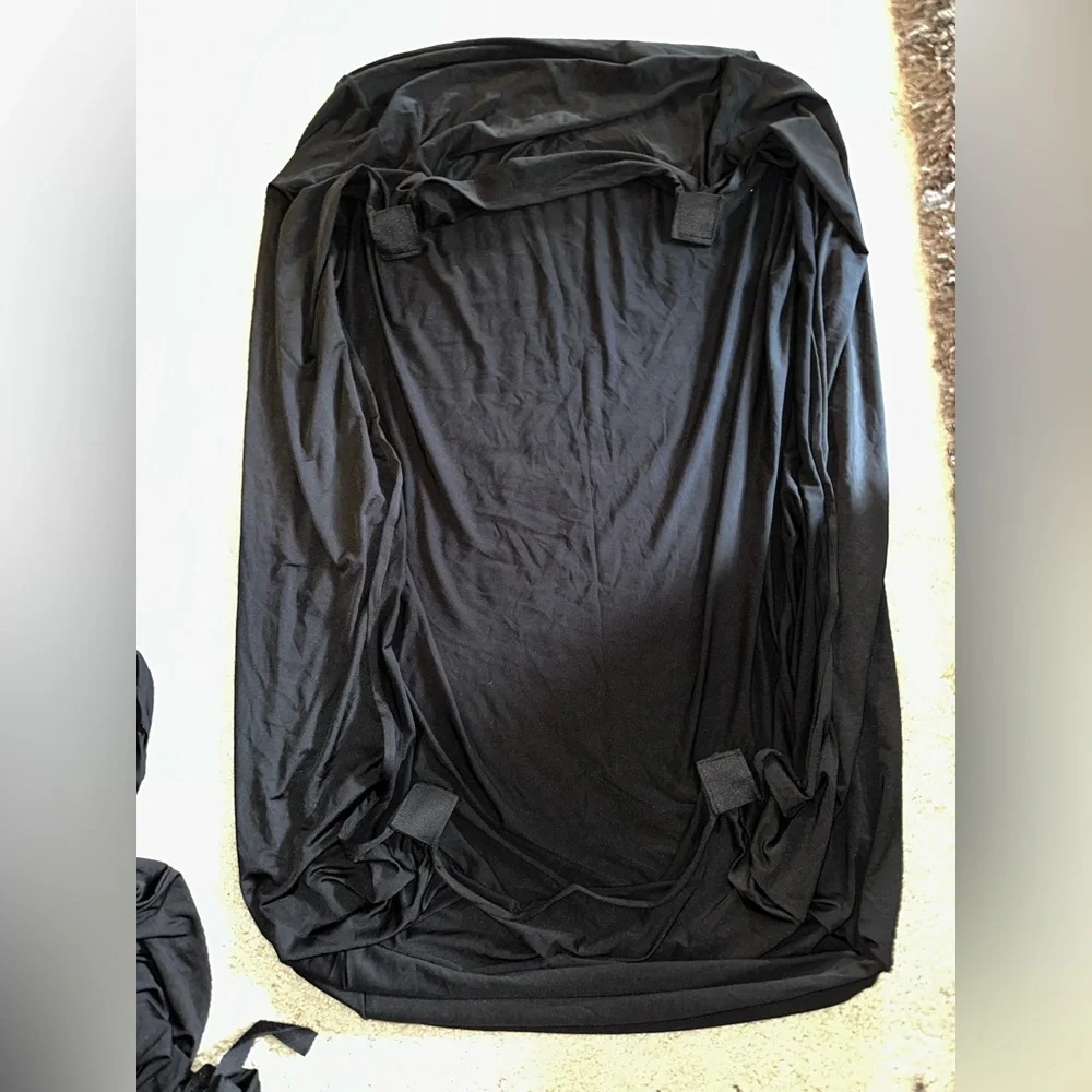 Black table cover
